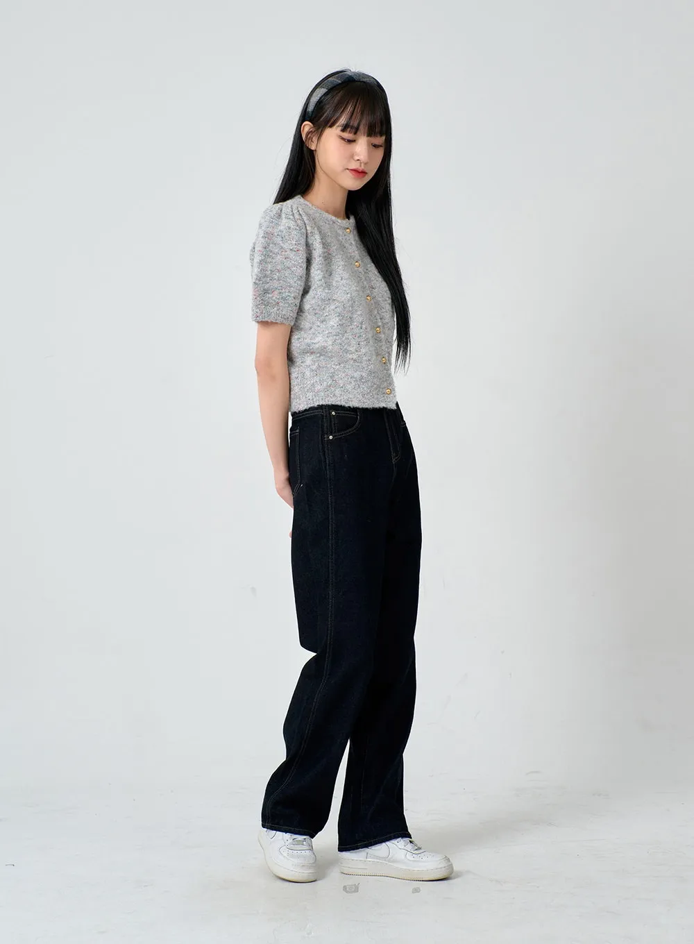 Straight fit Raw Denim Pants ON29