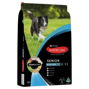 Supercoat Fish Senior Dry Dog Food 18kg