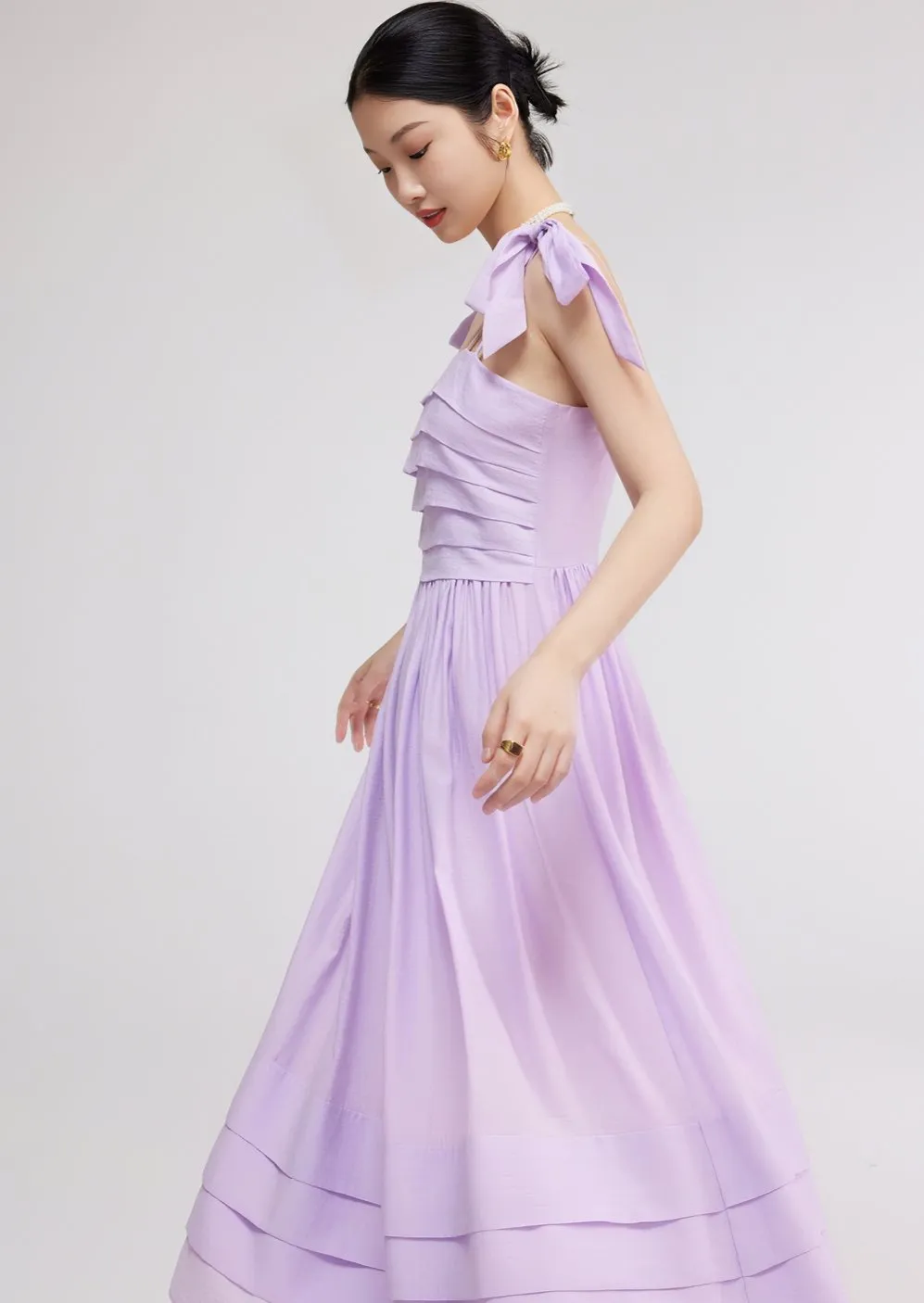 TIERED CAMISOLE DRESS