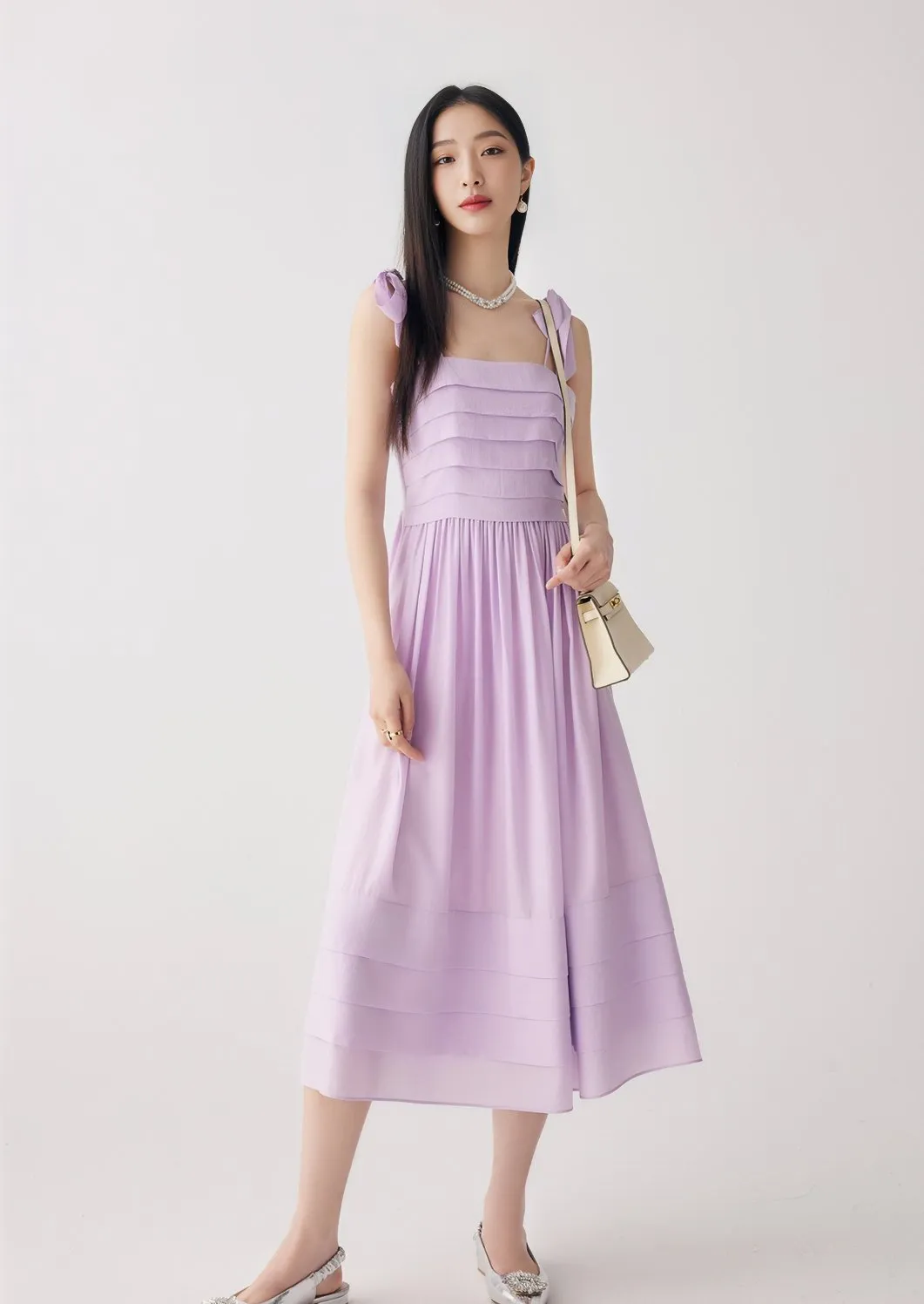 TIERED CAMISOLE DRESS