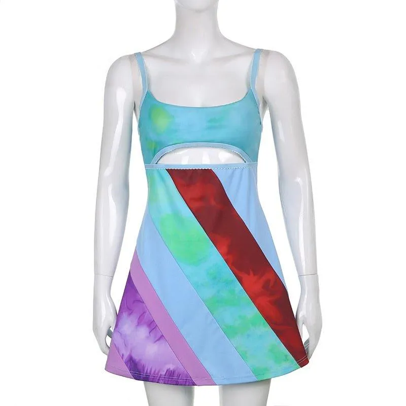 Toleet Grace Sheath Patchwork Dress