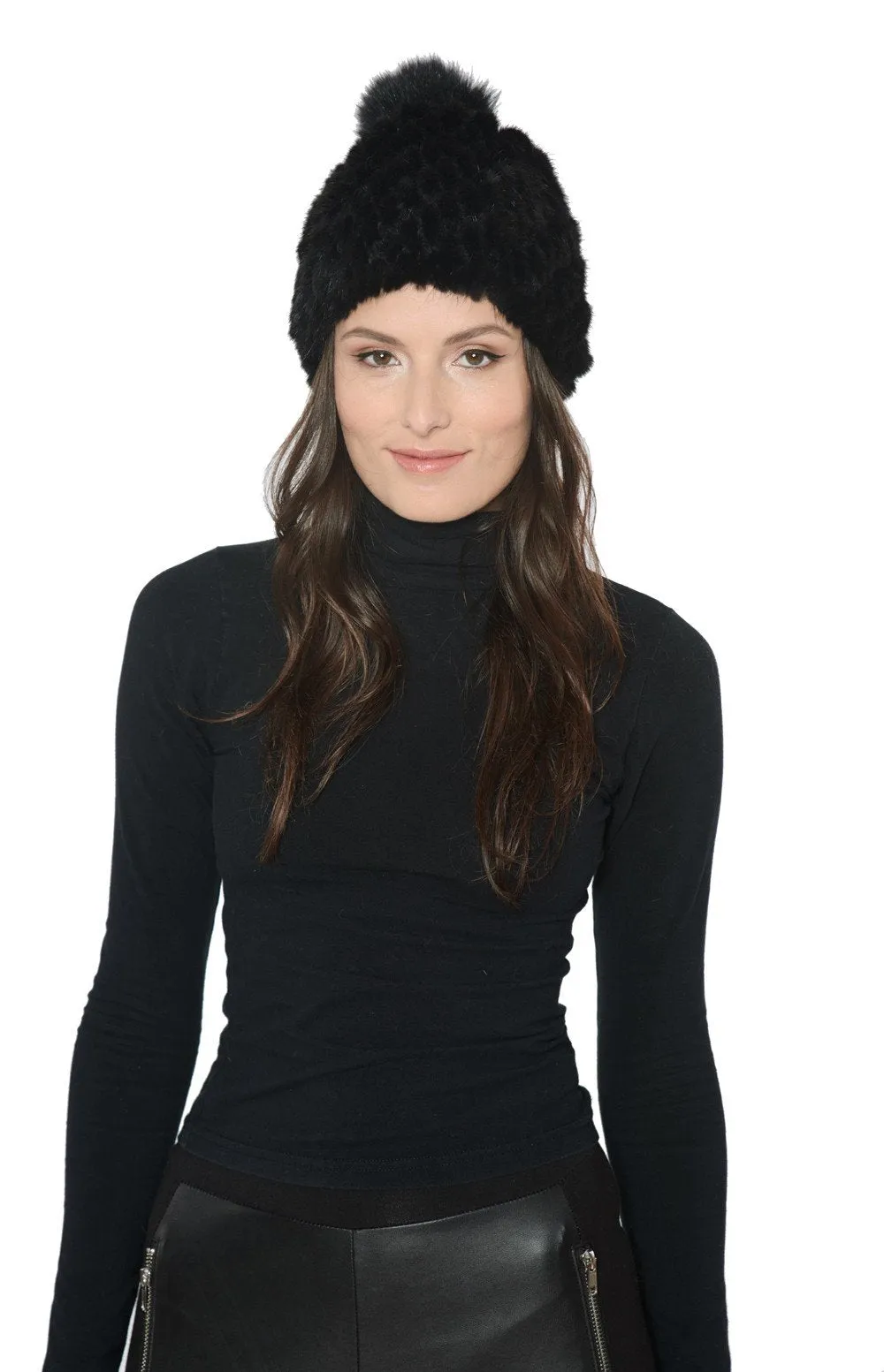 TOPKI - Mink Beanie Hat